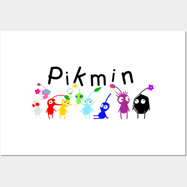 Pikmins Wall Art by Inktopodes